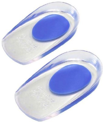 smile4u Gel Silicone Shock Cushion Orthotic Insole Plantar Heel Support Pad Cup Insole(Multicolor)