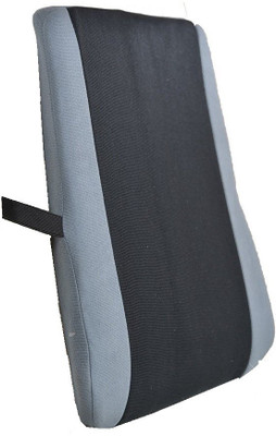 

Jsb BS22 Back Rest Support Cushion for Office Chair and Car Seat Back Support (Free Size, GREY -BLACK)