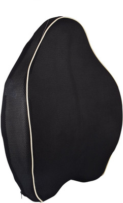 

Grin Health Ortho Backrest Plus Cushion with Memory Foam Lumbar Support (, Black