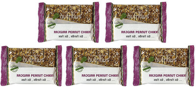 

Nutritius Rajgira Chikki (Amaranth & Roasted Peanut) - 500g (5 Packs of 100g Each)(500 g, Bag)