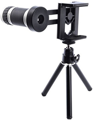 

Anytech ™ 8x Extra Zoomer Optical Zoom Telescope Mobile Camera Lens with Tripod & Phone Holder for Android/iOS Phones Tripod Kit(Black, Supports Up to 1000 g)