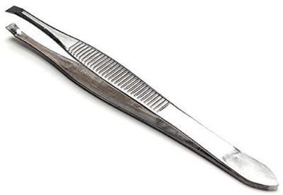 

FOK Premium Quality Stainless Steel Tweezer Eyebrow Plucker Slant Tip Puller