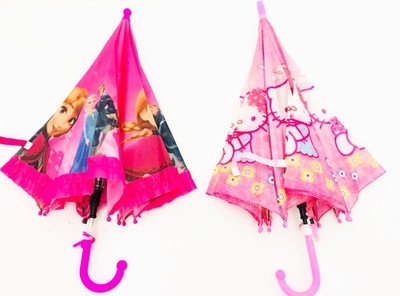 

Meher Collection Frozen and Hello Kitty Character Print Umbrellas Combo Umbrella(Multicolor)