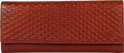 

LEWIS PAYTON Women Brown Genuine Leather Wallet(7 Card Slots)