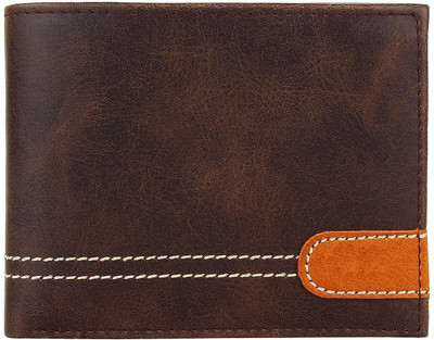 

INSTA SERVICE Men Brown Artificial Leather Wallet(6 Card Slots)