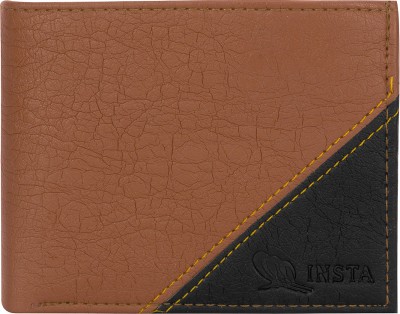 

insta service Men Multicolor Artificial Leather Wallet(8 Card Slots), Tan