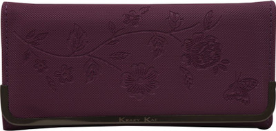 

Cidky Women Purple Artificial Leather Wrist Wallet(6 Card Slots), Trendy purple