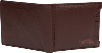 

JusTrack Men Brown Genuine Leather Wallet(6 Card Slots)
