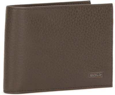 

Woodland Men Casual Brown Genuine Leather Wallet(8 Card Slots)