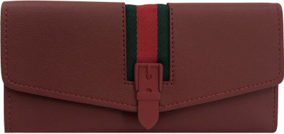 

Ferishta Women Maroon Artificial Leather Wallet(10 Card Slots), Cherry