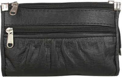 

fillincart Women Black Artificial Leather Wallet(3 Card Slots)