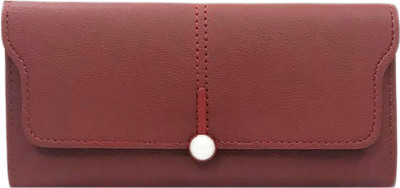 

Ferishta Women Maroon Artificial Leather Wallet(10 Card Slots), Cherry