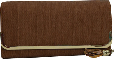 

Cidky Women Brown Fabric, Canvas Wrist Wallet(4 Card Slots)