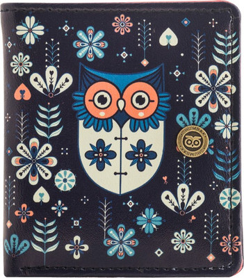 

Chumbak Women Casual Multicolor Fabric Wallet(6 Card Slots), Blue