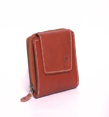 

MASSIF99 Girls Brown Genuine Leather Wrist Wallet(8 Card Slots)