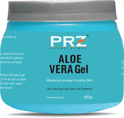 

PRZ Pure ALOE VERA Gel (500g) Moisturize Skin & Younger Looking (No Chemicals, No Colour, No Fragrance)(500 g)