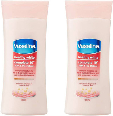 

Vaseline Healthy White Complete 10 Body Lotion 100ml (Pack Of 2)(100 ml)