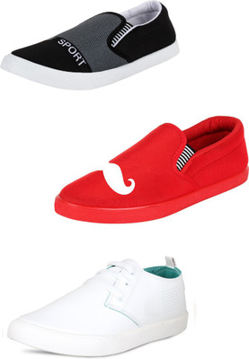 

Trenqs Casuals For Men(Multicolor, Black