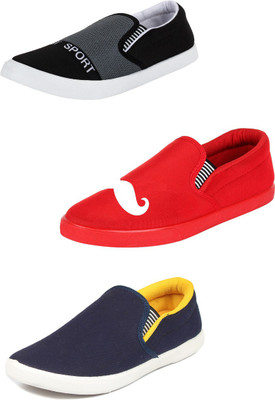 

Trenqs Casuals For Men(Multicolor, Black