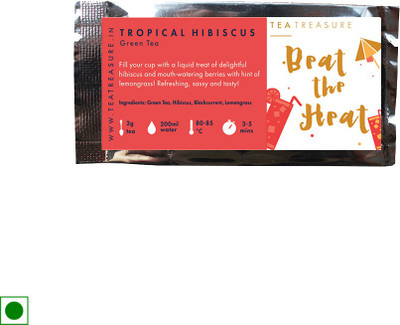 

TeaTreasure Tropical Hibiscus Green tea Hibiscus Green Tea(30 g, Box)
