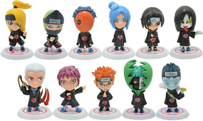 

Tootpado Anime Action Figures 3 Inch Tall (Pack of 11) - (CTNG01) - Highly Detailed Collectable Toys(Multicolor)