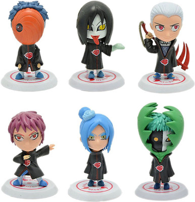 

Tootpado Anime Action Figures 3 Inch Tall (Pack of 6) - (CTNG07) - Highly Detailed Collectable Toys(Multicolor)