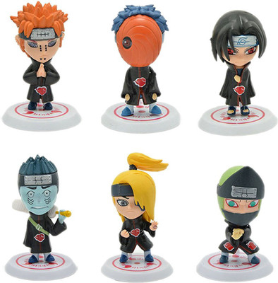 

Tootpado Anime Action Figures 3 Inch Tall (Pack of 6) - (CTNG06) - Highly Detailed Collectable Toys(Multicolor)