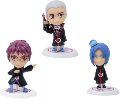 

Tootpado Anime Action Figures 3 Inch Tall (Pack of 3) - (CTNG10) - Highly Detailed Collectable Toys(Multicolor)