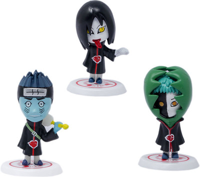 

Tootpado Anime Action Figures 3 Inch Tall (Pack of 3) - (CTNG09) - Highly Detailed Collectable Toys(Multicolor)