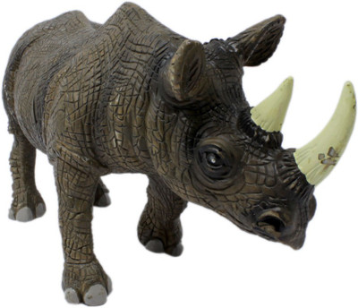 

Tootpado Rhinoceros Animal Toy Figure 10.5 Inch - Brown (1TNG232) - Big Realistically Detailed(Brown)