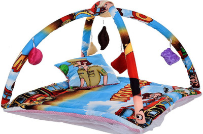 

Aayat Kids Kick & Play Activity Skin Friendly Well Cushioned with Net X33 Standard Crib(Fabric, Multicolor)