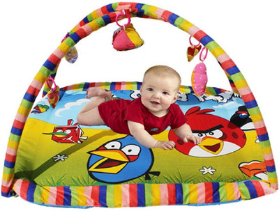 

Aayat Kids Kick & Play Activity Skin Friendly Well Cushioned with Net X9 Standard Crib(Fabric, Multicolor)