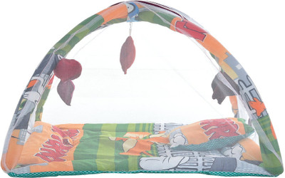 

Aayat Kids Kick & Play Activity Skin Friendly Well Cushioned with Net X20 Standard Crib(Fabric, Multicolor)