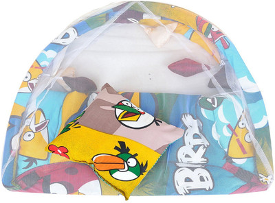 

Aayat Kids Kick & Play Activity Skin Friendly Well Cushioned with Net X7 Standard Crib(Fabric, Multicolor)