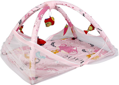 

Aayat Kids Kick & Play Activity Skin Friendly Well Cushioned with Net X25 Standard Crib(Fabric, Multicolor)