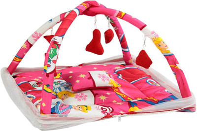 

Aayat Kids Kick & Play Activity Skin Friendly Well Cushioned with Net X16 Standard Crib(Fabric, Multicolor)