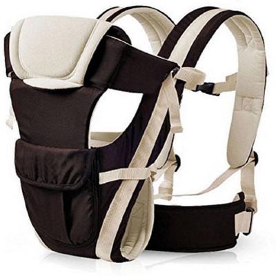 

InEffable Baby Carrier Bag With Hip Seat And Head Support For 4-12 Months Baby Carrier(Brown, Back Carry)