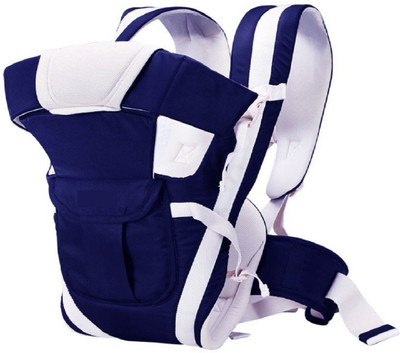

InEffable Baby Carrier Bag With Hip Seat And Head Support For 4-12 Months Baby Carrier(Dark Blue, Back Carry)