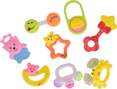 

Aarushi Non Toxic Activity Musical Rattles Set of 8 Rattle(Multicolor)
