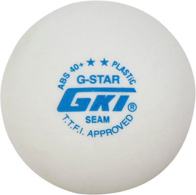 

GKI G Star two star Table Tennis Ball(Pack of 6, White)