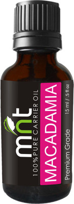 

MNT Macadamia Cold Pressed Carrier Oil (15ML) 100% Pure Natural & Therapeutic Grade For Skin care(15 ml)