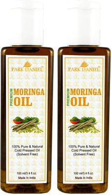 

Park Daniel Organic Moringa oil - Natural & Undiluted combo of 2 bottles of 100 ml (200 ml)(200 ml)
