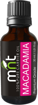 

MNT Macadamia Cold Pressed Carrier Oil (30ML) 100% Pure Natural & Therapeutic Grade For Skin care(30 ml)