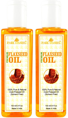 

Park Daniel Organic Flaxseed oil - Natural & Undiluted combo of 2 bottles of 100 ml (200ml)(200 ml)