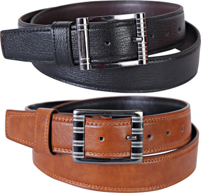 

Martell Men Casual, Formal Brown, Black Artificial Leather Belt
