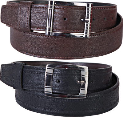 

Martell Men Casual, Formal Black, Brown Artificial Leather Belt
