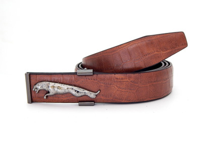 

ELS Men Formal, Casual Brown Artificial Leather Belt, Tan