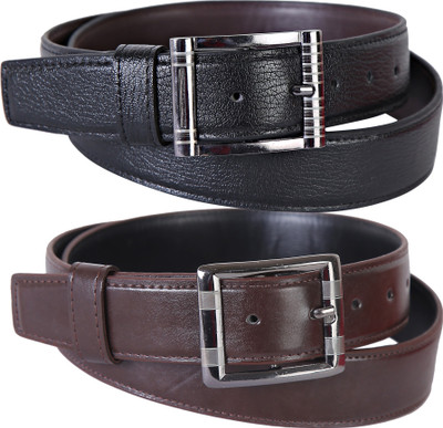 

Martell Men Casual, Formal Brown, Black Artificial Leather Belt