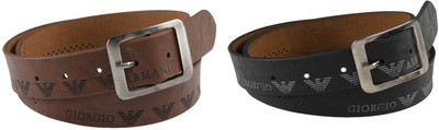 

Winsome Men Formal Multicolor Artificial Leather Belt