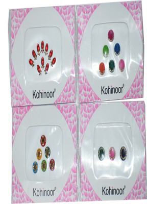 

Kohinoor Stone Bindi (Multicolor) Women Multicolor Bindis(Stick on)